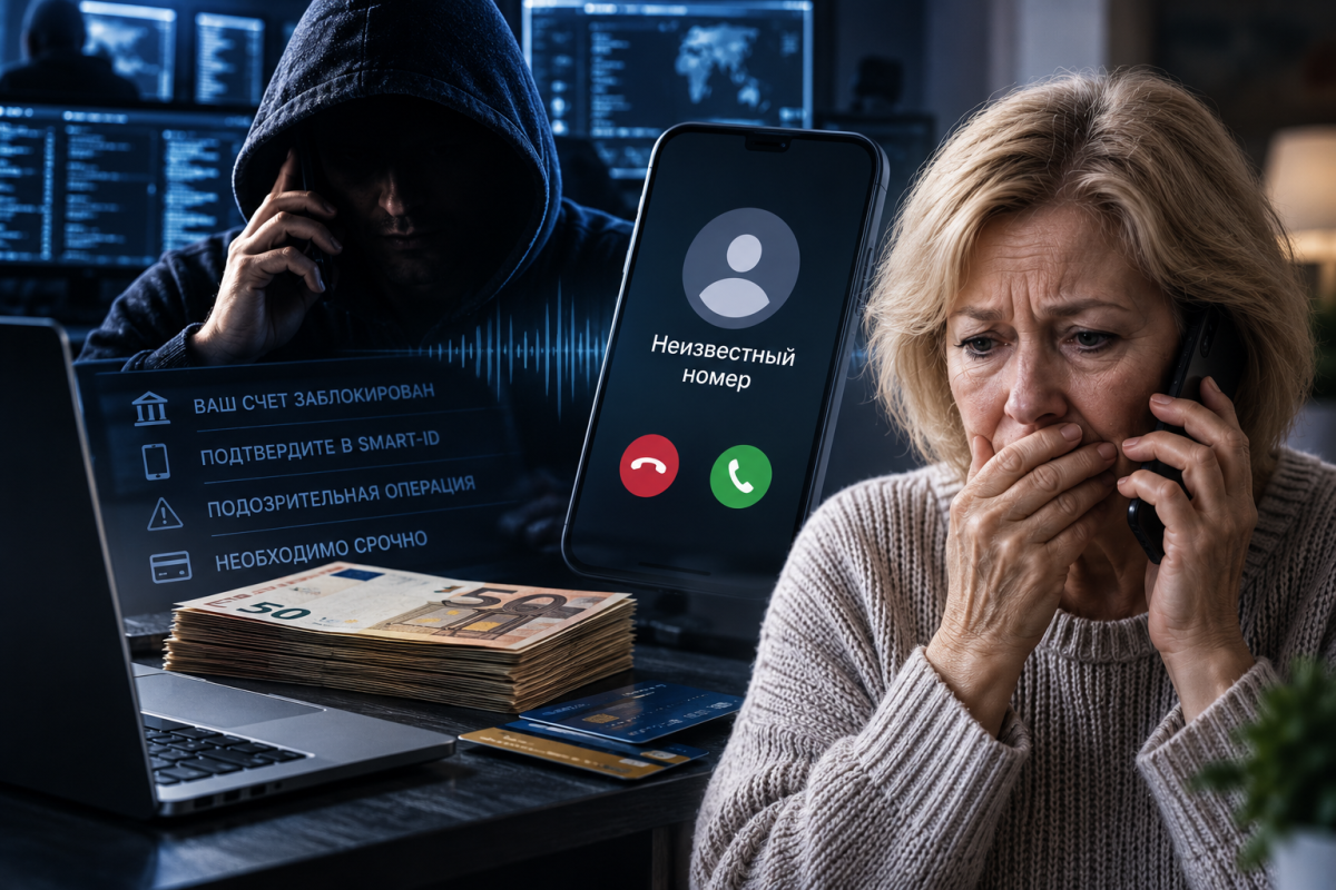 Телефонные мошенники обманывают жителей Латвии, завладев 443 762 евро в августе