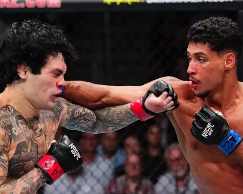 Томми МакМиллен и Марван Рахики получили бонусы на турнире Noche UFC 4 в США