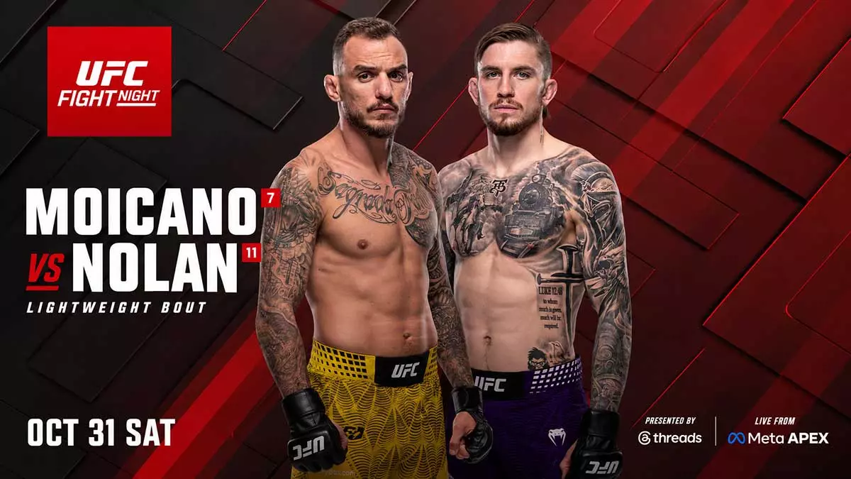 Турнир UFC Fight Night 292 возглавит Ренато Мойкано после снятия Брайана Ортеги из UFC 331