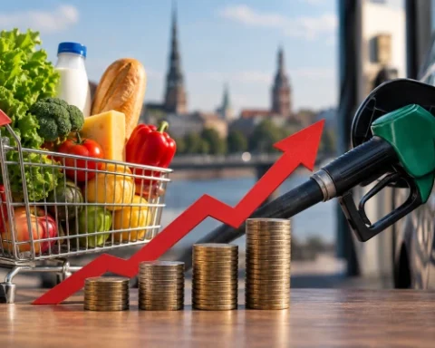 В Латвии в августе потребительские цены выросли на 0,3% из-за подорожания топлива
