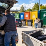 В Олайне откроется первая площадка для сортировки отходов, включая шины и строймусор