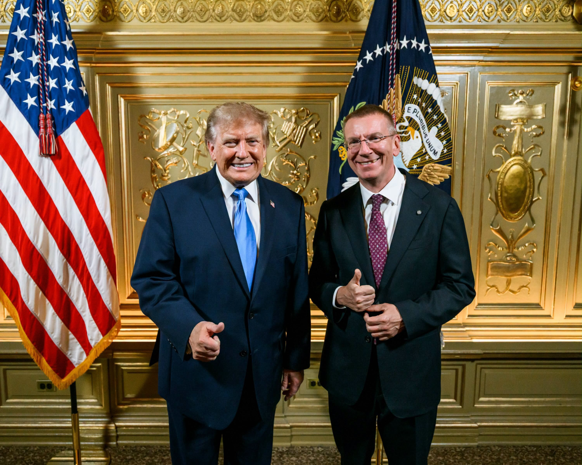 Эдгар Ринкевич встретился с Дональдом Трампом и обсудил защиту Латвии от угроз