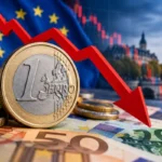 Евро упал до минимума за 17 месяцев на фоне финансовых проблем Франции
