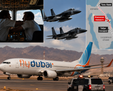 Израильские истребители поднялись в воздух из-за драки пилотов на рейсе Flydubai из Дубая